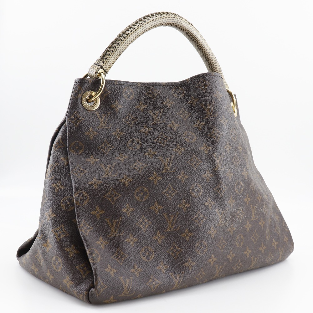 Louis Vuitton Brown Shoulder Python Mm Artsy Bag - image 3